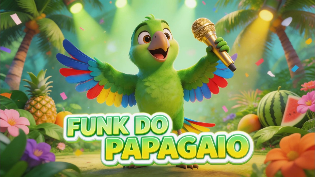 🦜 Música DO PAPAGAIO | Música Infantil | (Video Clip Oficial) #universodosdesenho