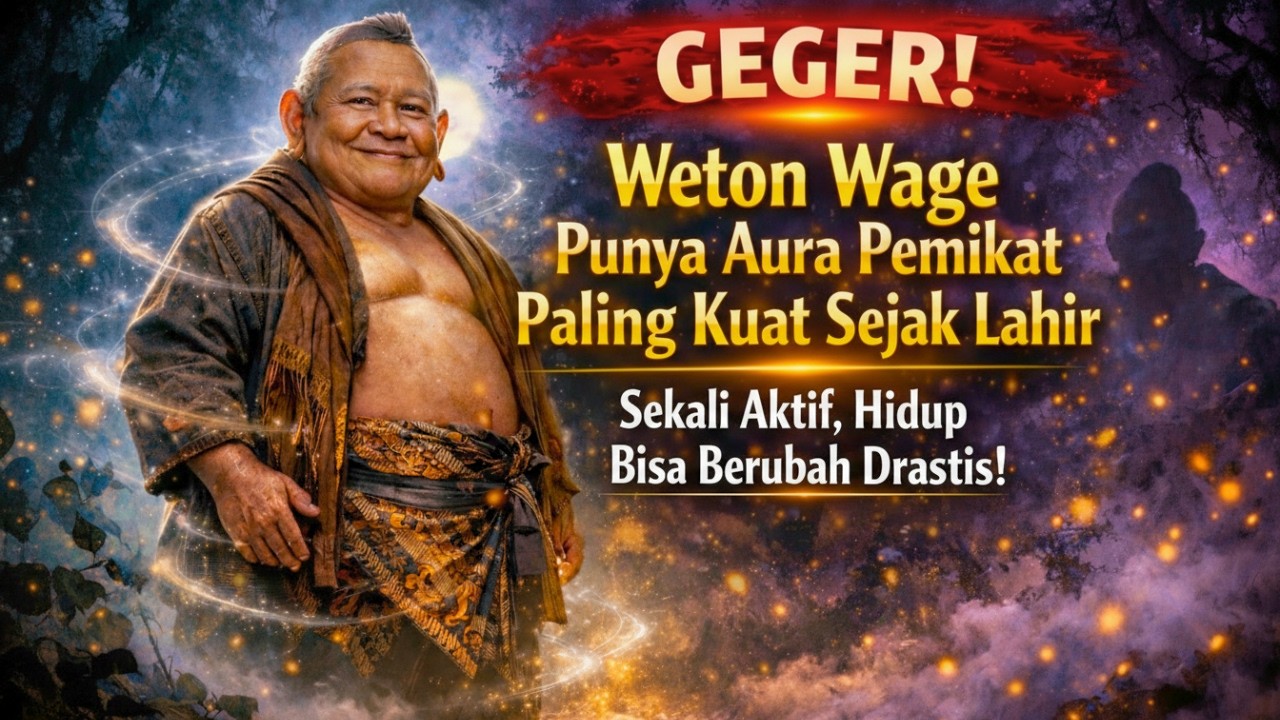 GEGER❗Weton Wage Punya Aura Pemikat Paling Kuat Sejak Lahir — Sekali Aktif, Hidup Berubah Drastis❗