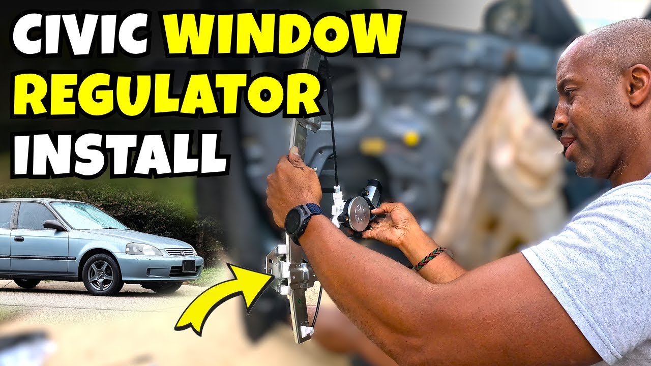It WOULDN'T Go Up! | 96 - 99 Civic | Window Regulator Replacement