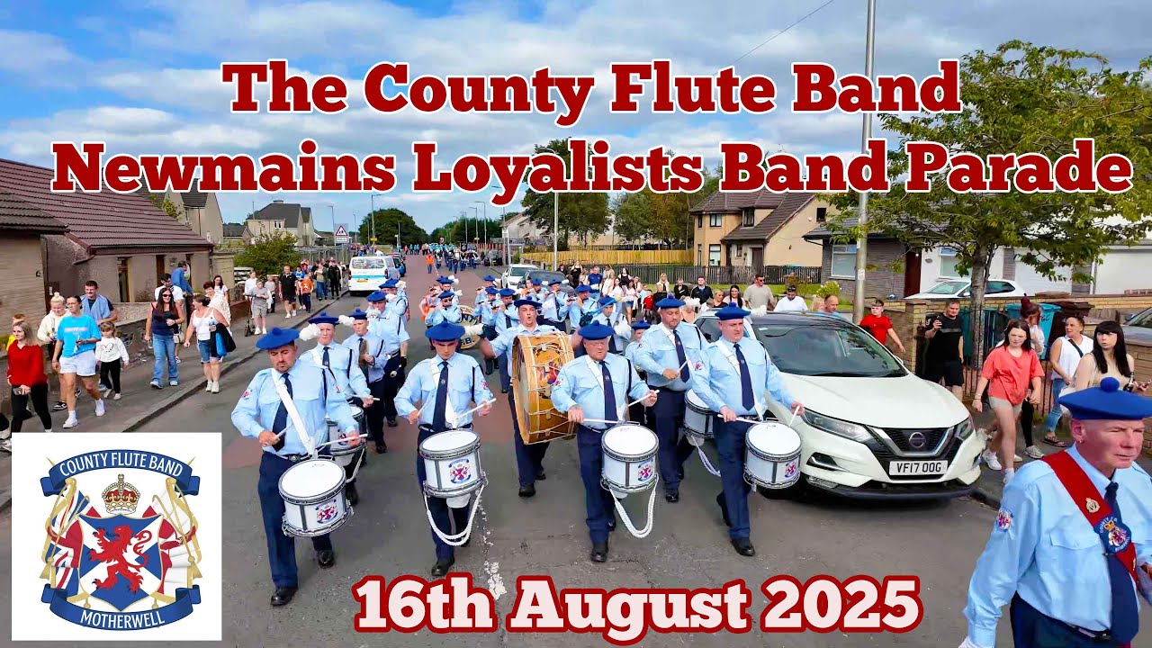 The County Flute Band - Newmains Loyalists Band Parade - 2025