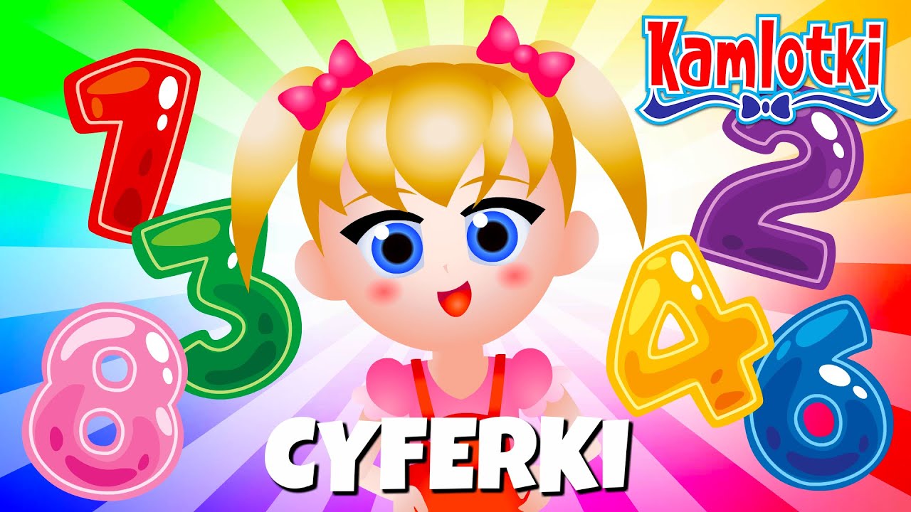 CYFERKI &ndash; Piosenka o cyferkach 📐Polskie piosenki dla dzieci | Kamlotki Mini
