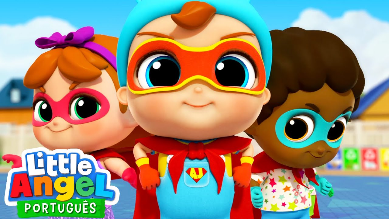 Super Joãozinho e os Heróis da Reciclagem! | Little Angel Brasil | Músicas Infantis em Português