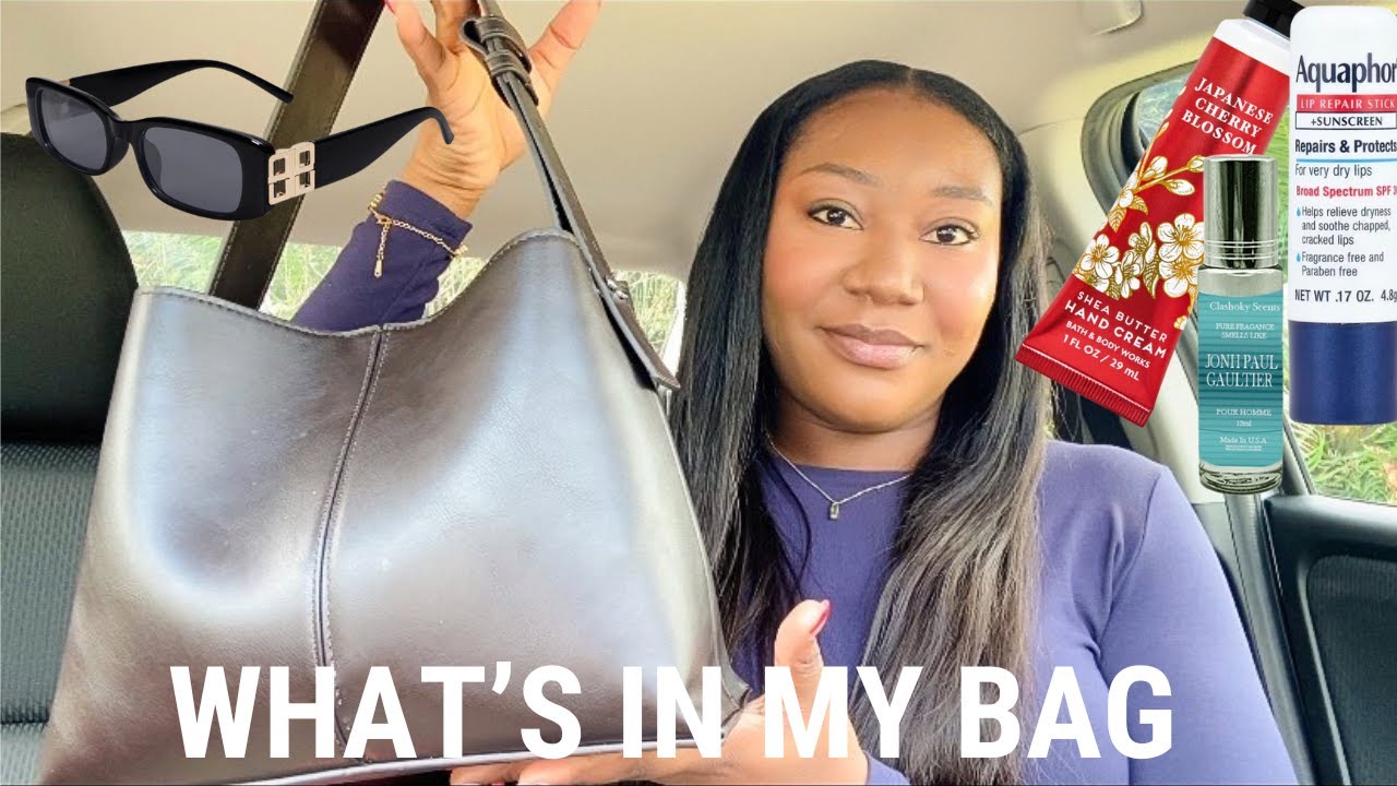 WHAT'S IN MY BAG | Mango Mini Shopper Buckle Bag