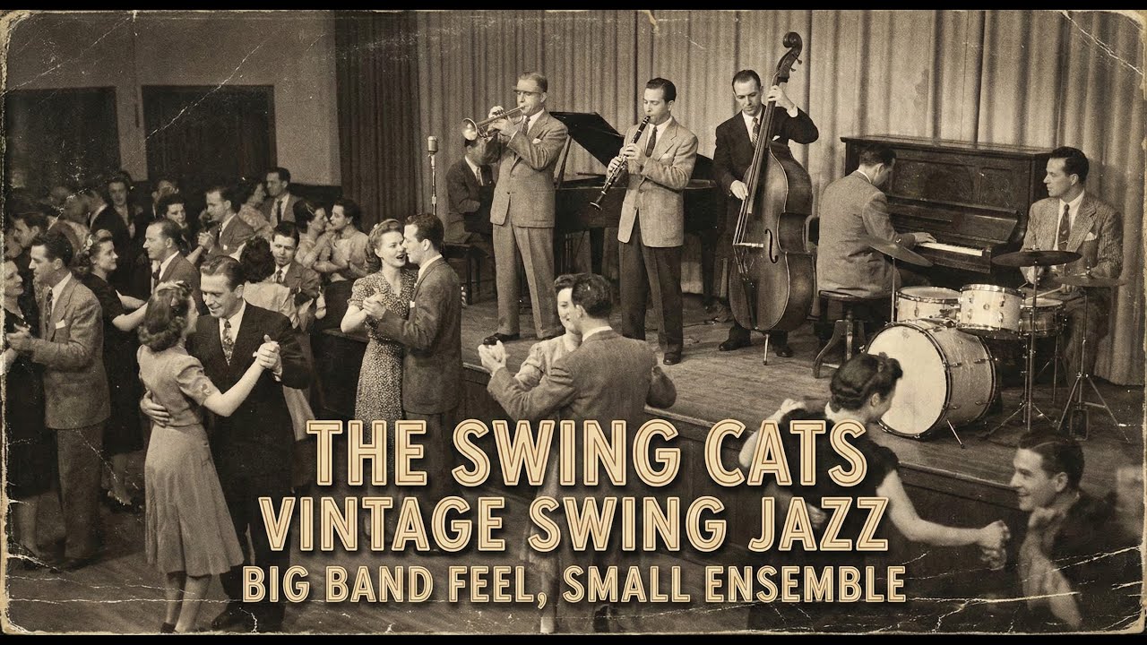 STEP BACK IN TIME: Energetic 1940s Vintage Swing Jazz Instrumental – 