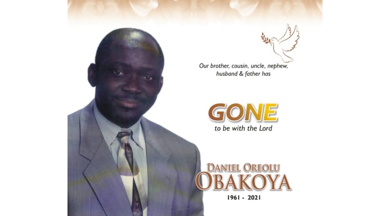 Funeral Service of DANIEL OREOLU OBAKOYA