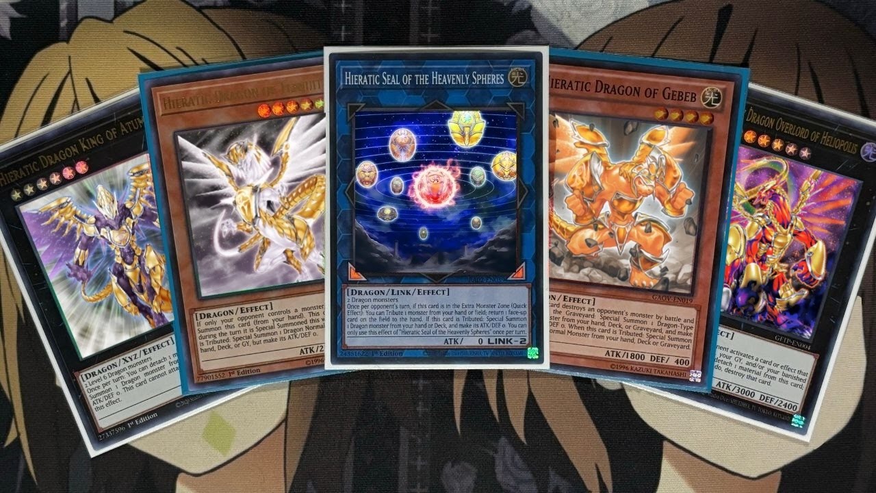 Мой профиль колоды Hieratic Yugioh на сентябрь 2024 г.