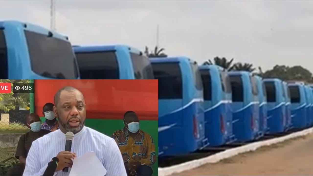 Handover of Buses to Senior High Schools by Dr Matthew Opoku Prempeh (Minister of Education)