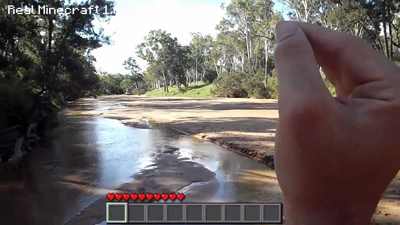 Real Life Minecraft Series 2 - SPAWNED ON A RIVERBED