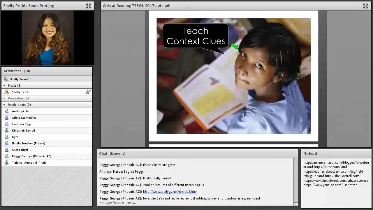 Teaching Critical Reading Skills, American TESOL Webinar