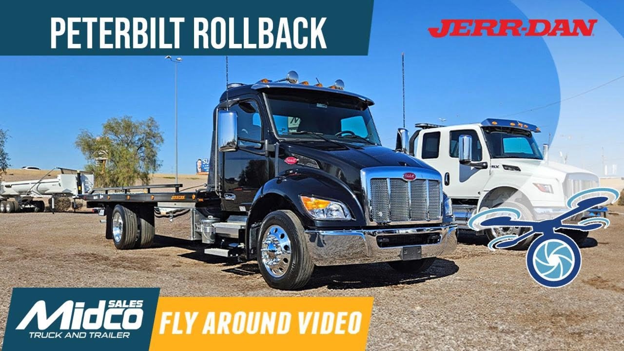 Peterbilt 536 Jerr-Dan Rollback Tow Truck @jerr-dan