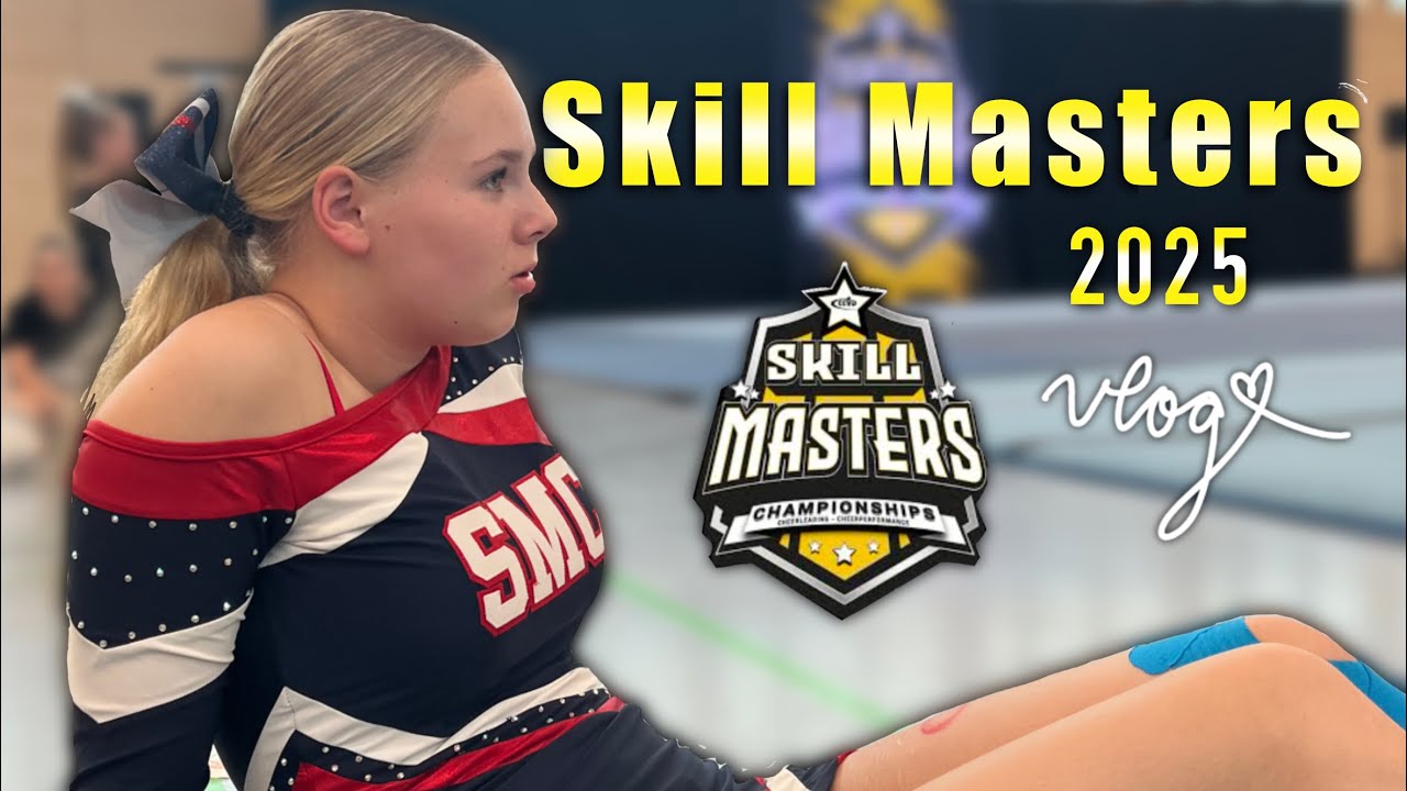 Meisterschafts -Vlog / Skill Masters OST 2025 / Cheerleader on tour 💛🤍