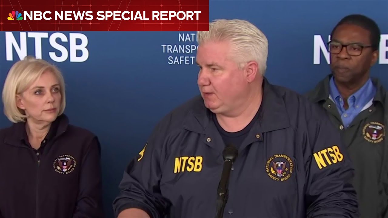 Special Report: NTSB hold briefing on D.C. crash