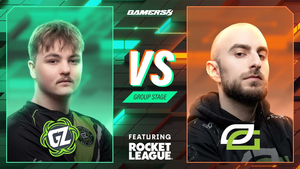 Ground Zero Gaming vs OpTic Gaming // Gamers8 featuring Rocket League // Group Stage
