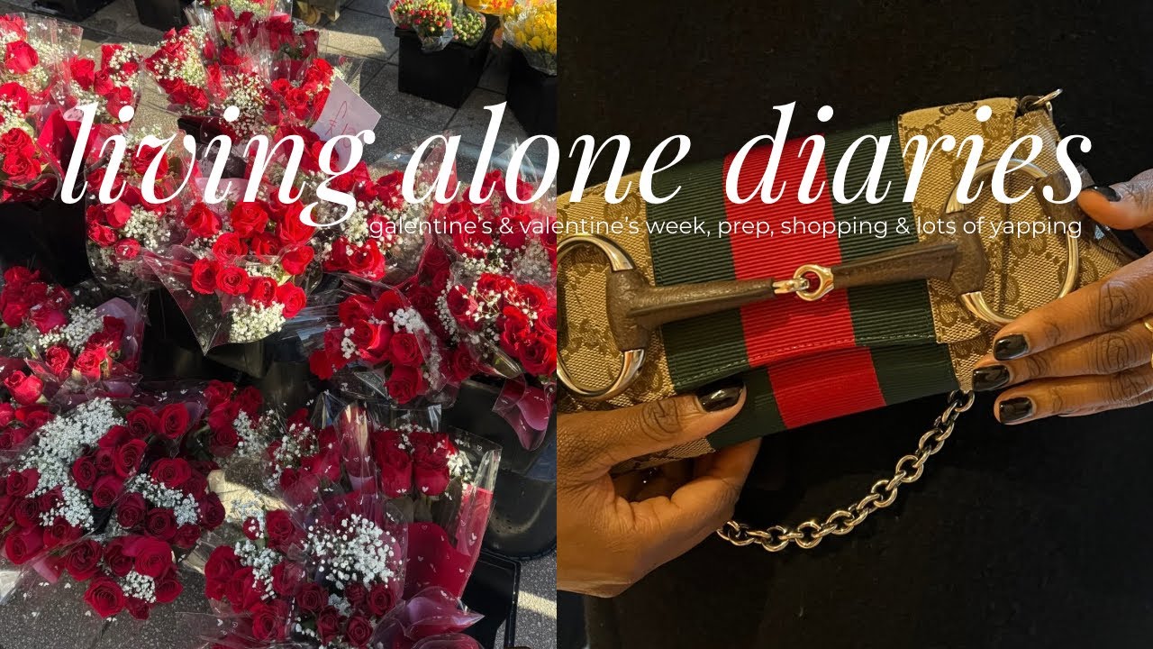 living alone diaries in manchester, vday prep, date nights,fitness + more