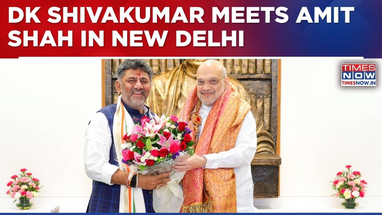 Karnataka CM DK Shivakumar Meets Amit Shah, Urges Home Minister To Support State's Key Initiatives