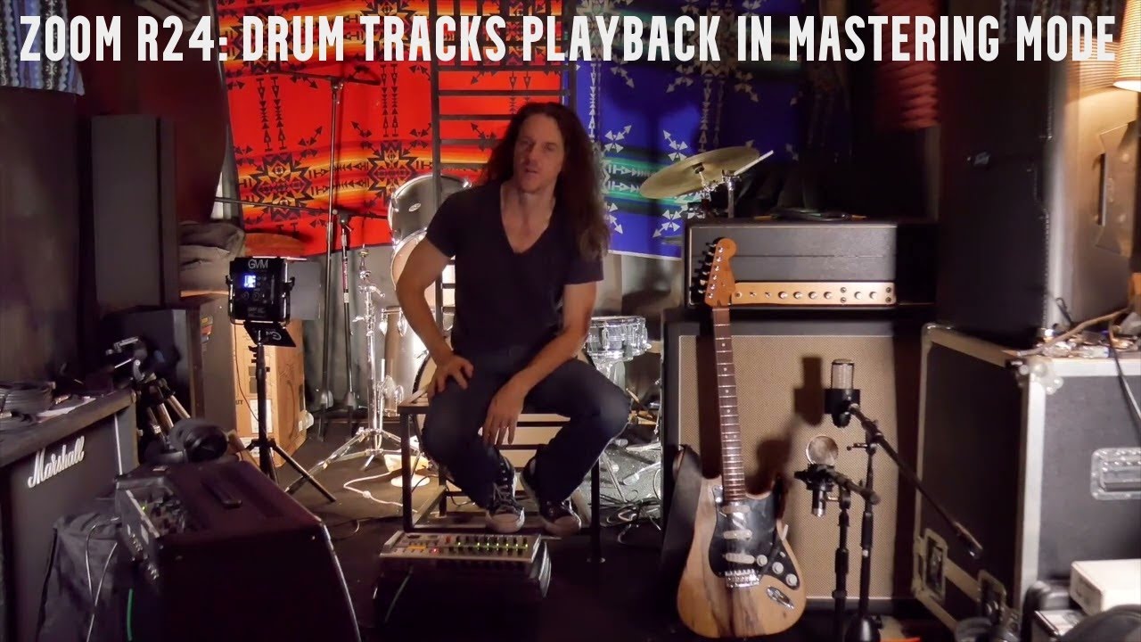 Zoom R24: Drum Tracks Playback + Assigning Tracks and Post Production