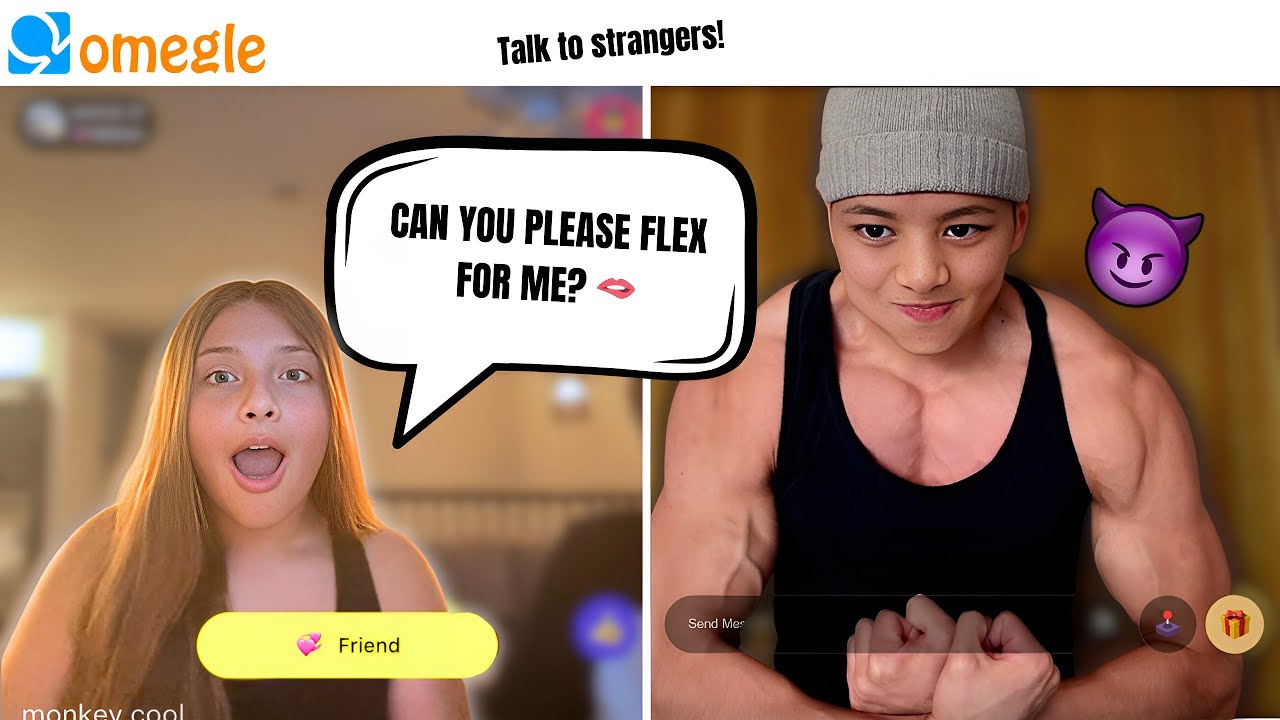 Детское личико тролит людей на Omegle.. Можешь подвигаться для меня? 🫦