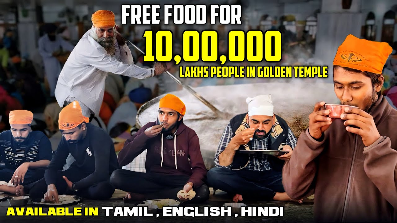Free Langar For 10 lakh People😱In Amritsar Golden Temple | Punjab 