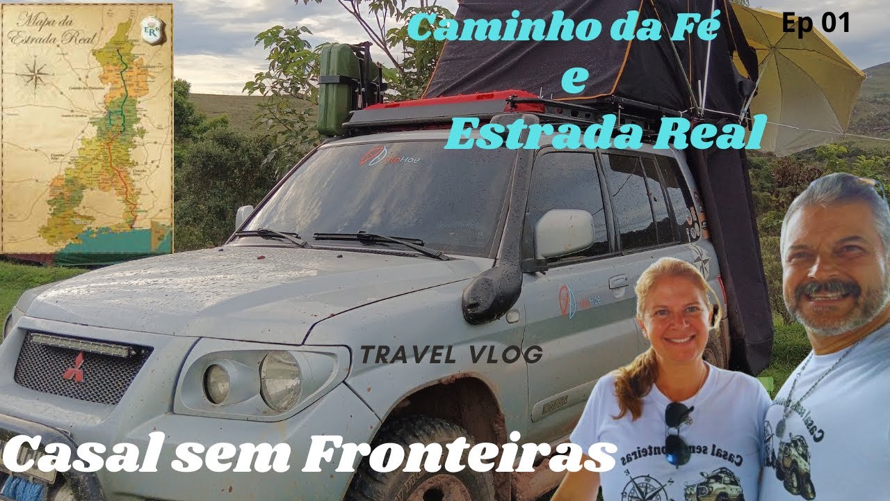 PERRENGUES NA ESTRADA REAL E CAMINHO DA FÉ de Pajero TR4 4X4