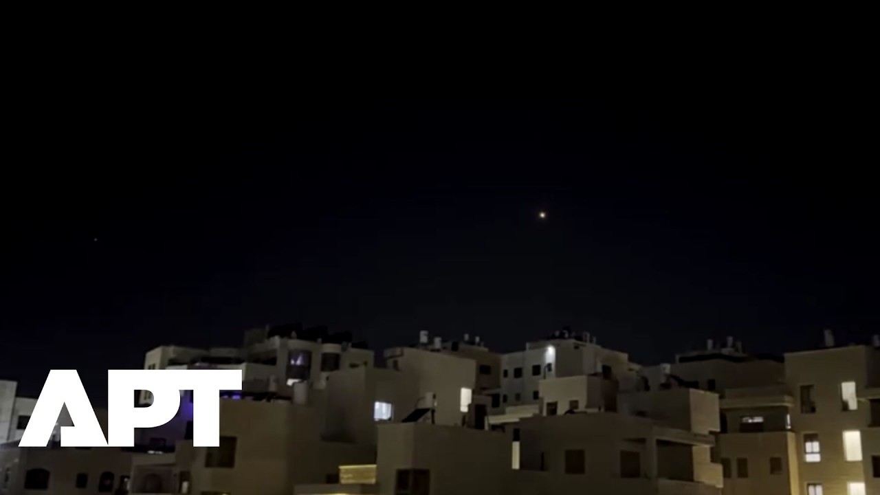 Iranian Missiles Streak Across Sky Above Tel Aviv And Jerusalem Amid Rising Tensions | APT