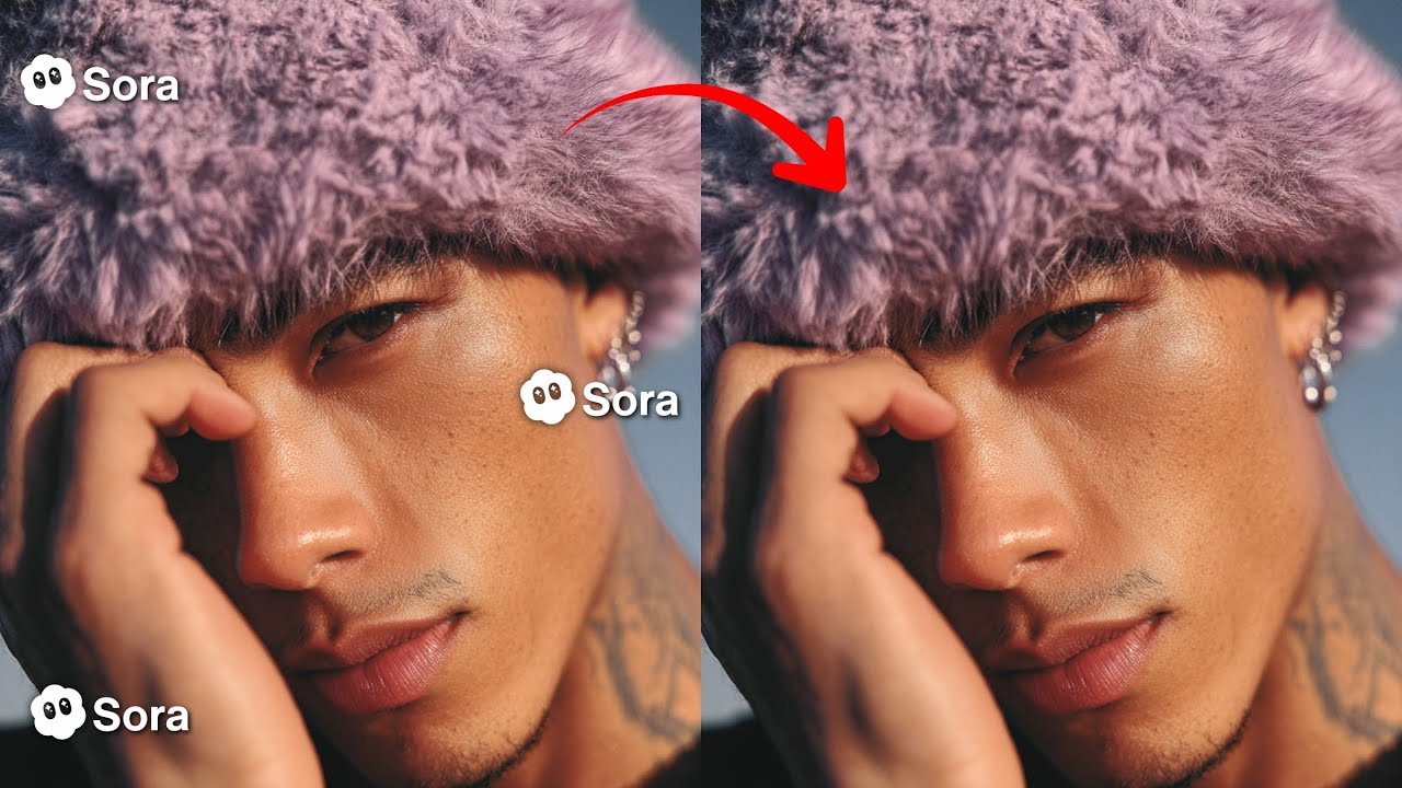 Удалить водяной знак Sora 2 бесплатно