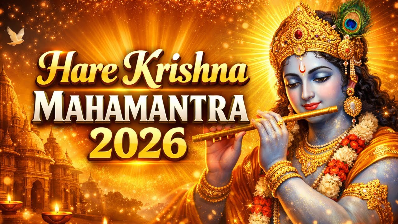 Hare Krishna Mahamantra 2026 | New Year Blessings for Peace, Prosperity & Positive Energy | Mantra