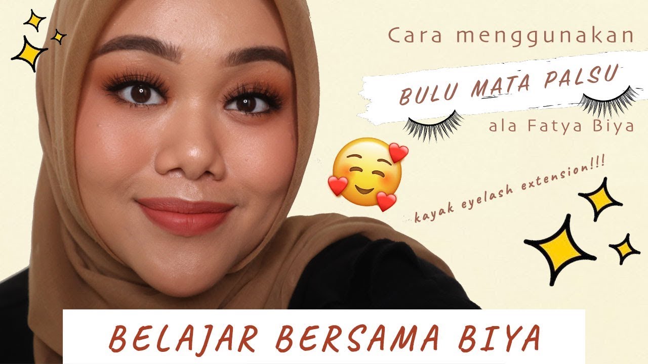 CARA PASANG BULU MATA?? Belajar Bersama Biya :P