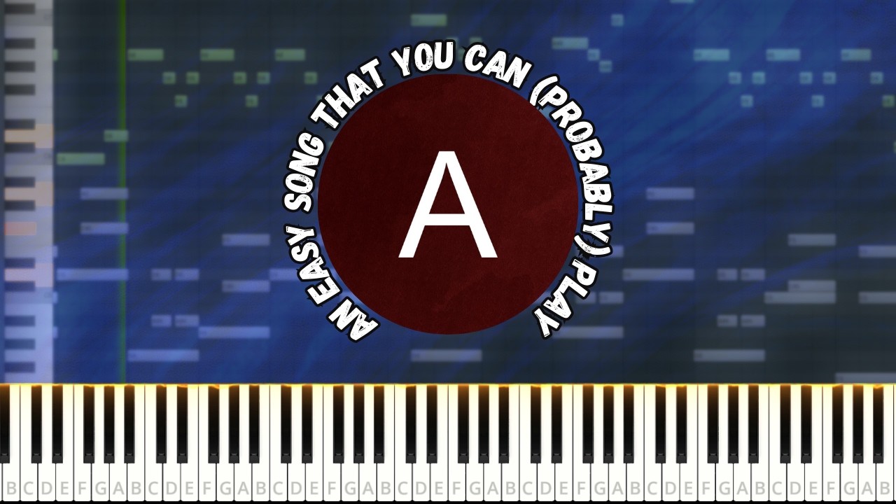 an easy song that you can (probably) play by AZALI 【Piano Tutorial + FREE SHEET 】 #piano #AZALI