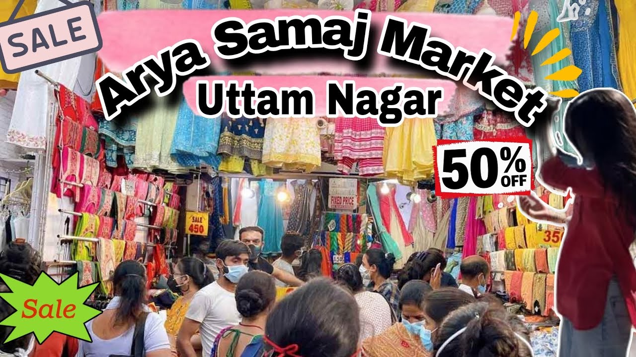 Arya samaj market✨️ Uttam nagar😁 Shopping 🛍 ||Sale Sale 2025|| summer collection 👌