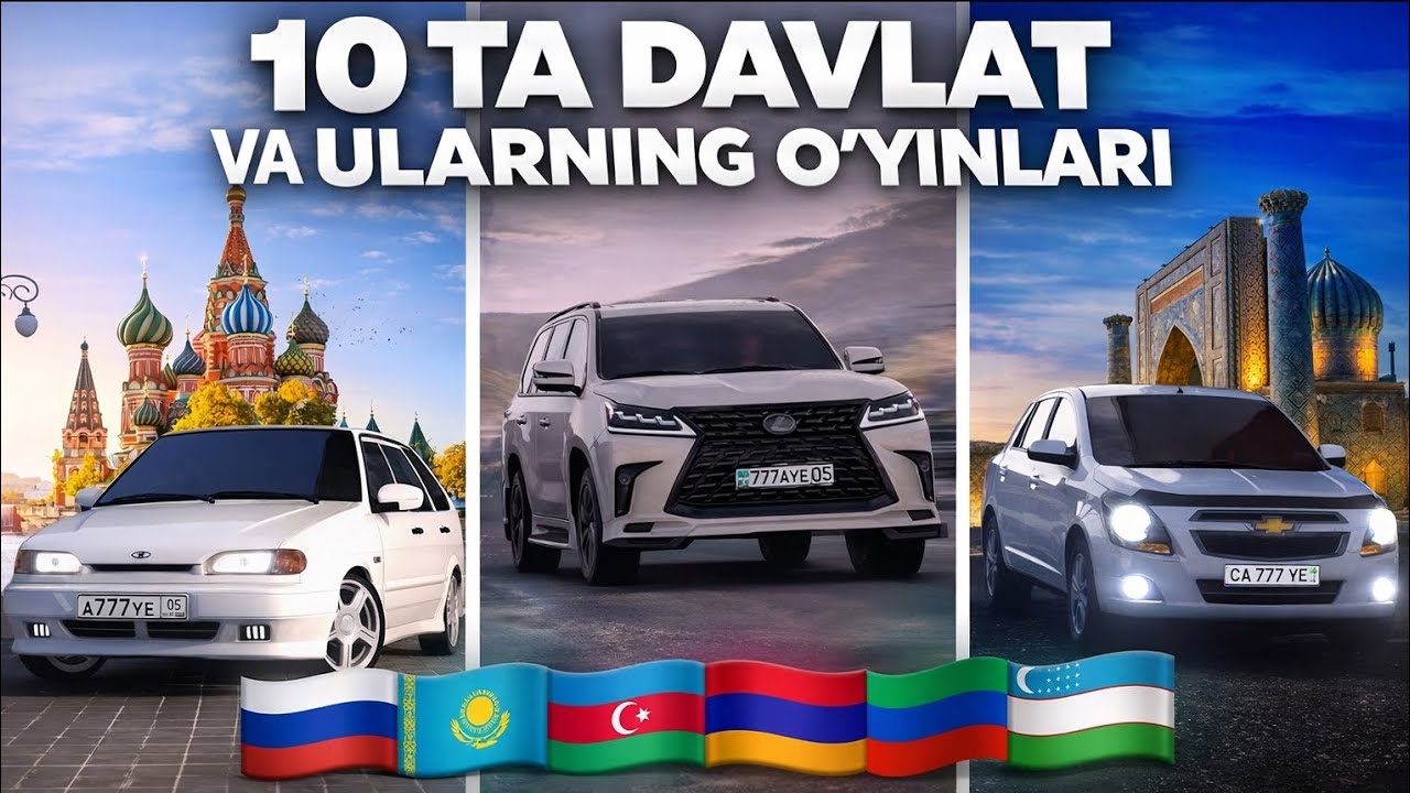 O'rta Osiyoda Ishlab Chiqarilgan Moshina O'yinlarini O'ynab Kordim! 