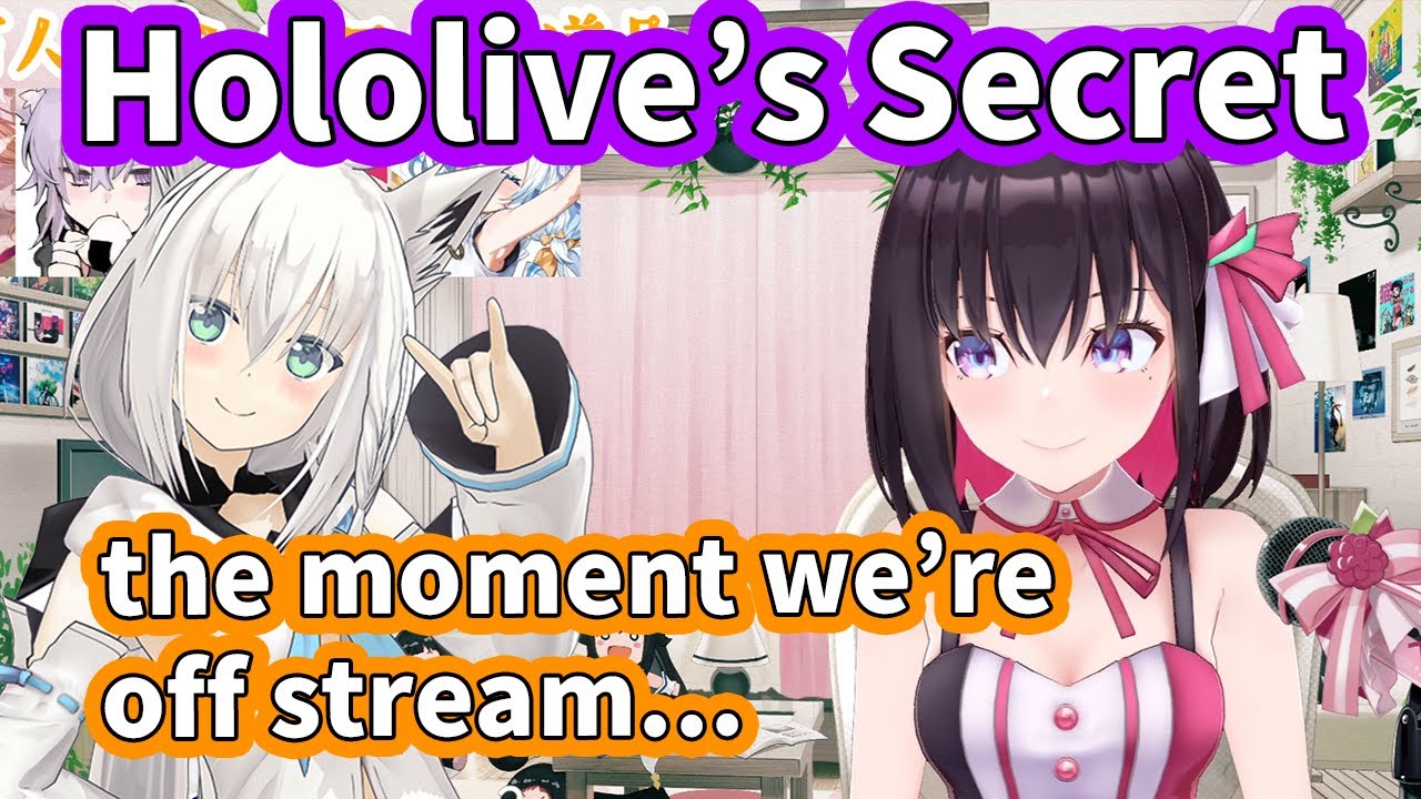 Fubuki reveals one of Hololive's Secrets to AZKi [ENG Subbed Hololive]