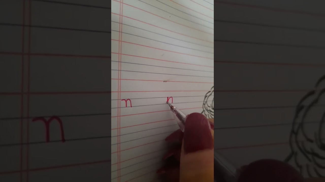 How To Write Small Letter N