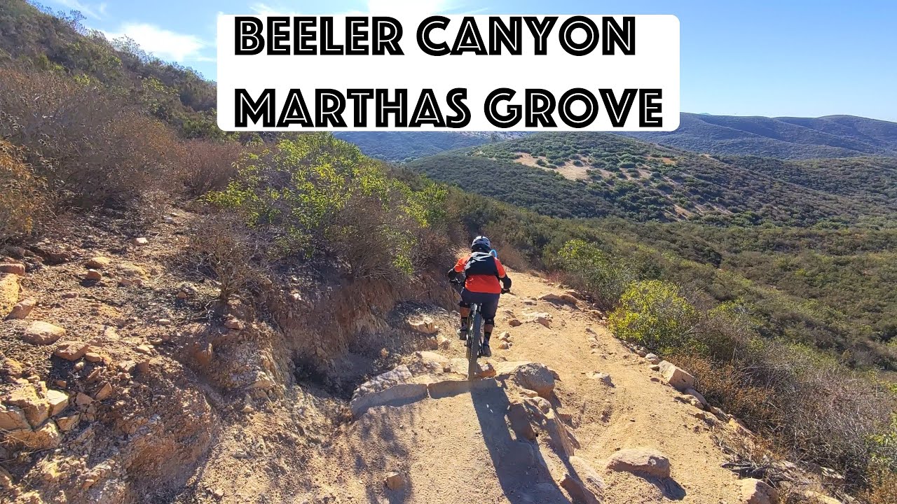 Beeler's Canyon, Martha's Grove 2024 Update; Mountain Bike San Diego; Hoverair X1 ProMax