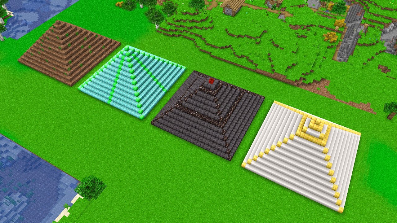 MİNECRAFT'ta PİRAMİT YAPILAR - Minecraft