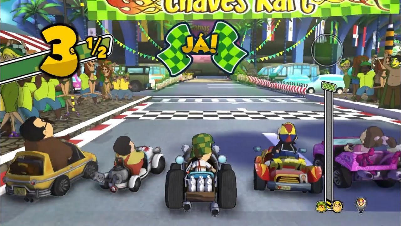 CHAVES KART, VIVO: Corridas, Com a Galera da Vila