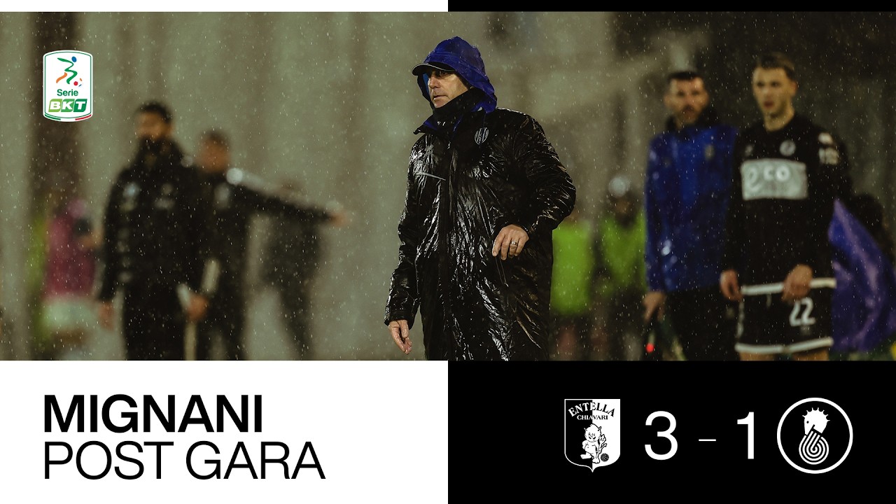 [V.Entella - Cesena: 3-1] Conferenza post partita mister Mignani