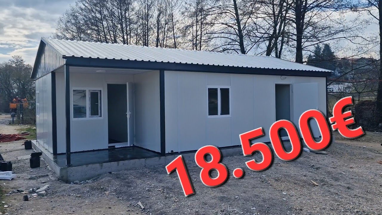 Montažni objekat završen za 4 dana #montažniobjekti #prefab #prefabhouse #homes #houses #sarajevo