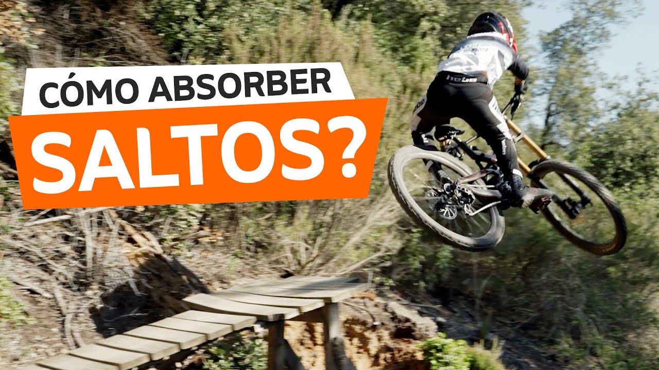 Cómo absorber un salto en bicicleta? con Ton Rusiñol. ESP