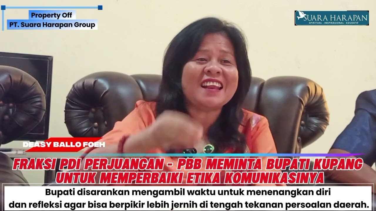 Fraksi PDIP- PBB Meminta Bupati Kupang untuk Memperbaiki Etika Komunikasi