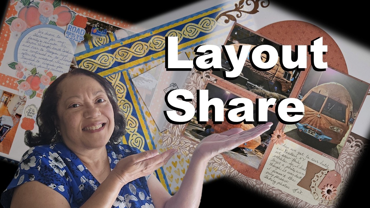 Scrapbook Layout Share January 2026:  Starting off the New Year of Scrapbooking