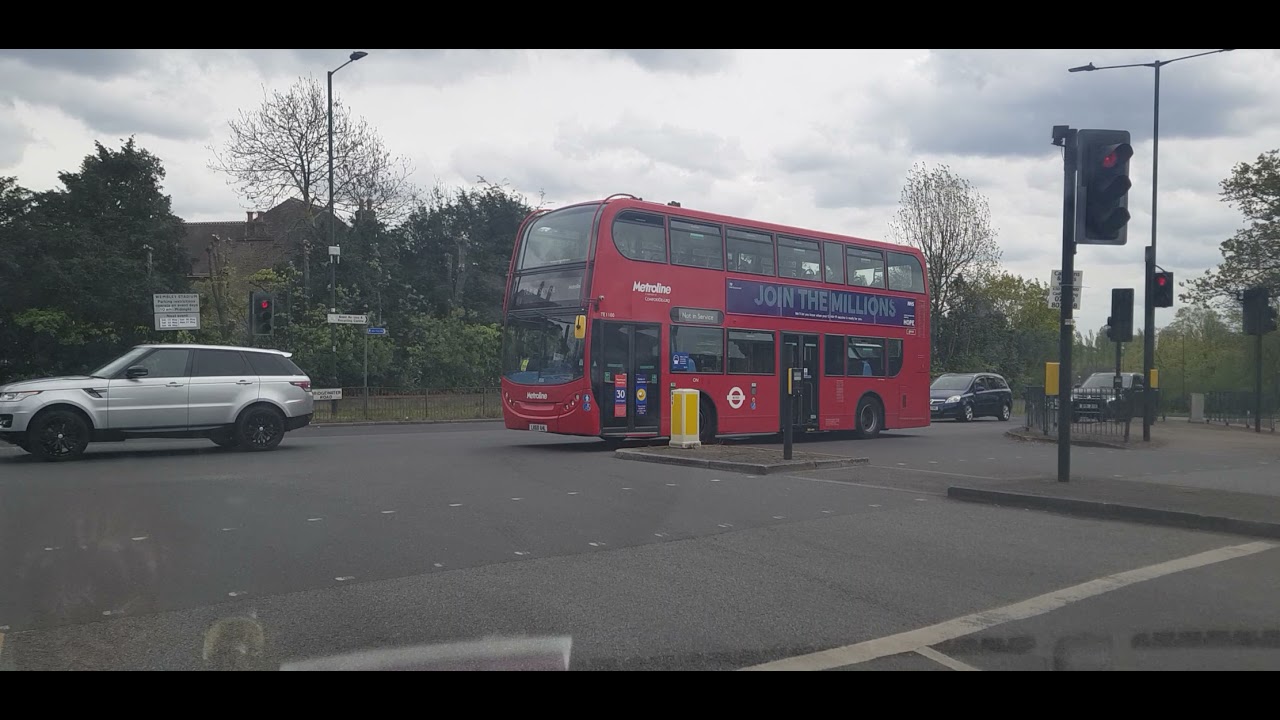 Greenford test route 8.00 AM Barham Park Roundabout Chaplain Rd Ealing Rd Alperton New 2021 Part 2