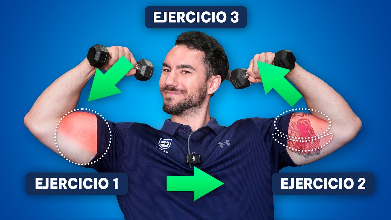 Los ÚNICOS Ejercicios de BÍCEPS que necesitas | Adiós Brazos FLACOS