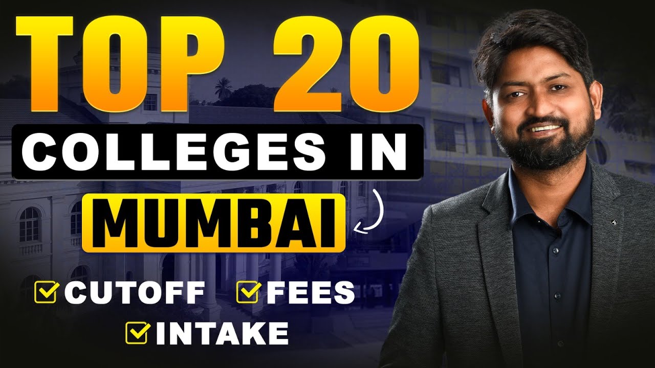 Top 20 Engineering Colleges in Mumbai | Cutoffs,fees and intake by Ankush Sir