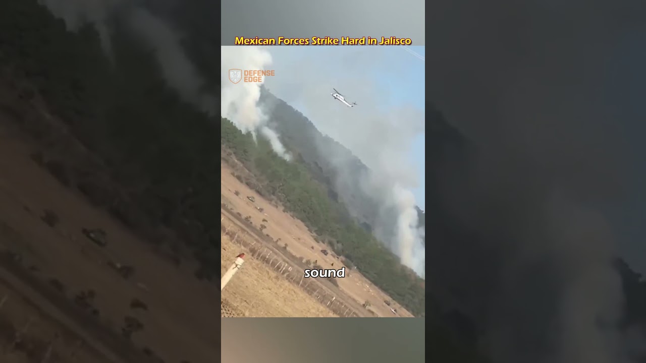 Вертолёт &laquo;Чёрный ястреб&raquo; ревет над Халиско во время крупной операции по борьбе с наркокартелями.