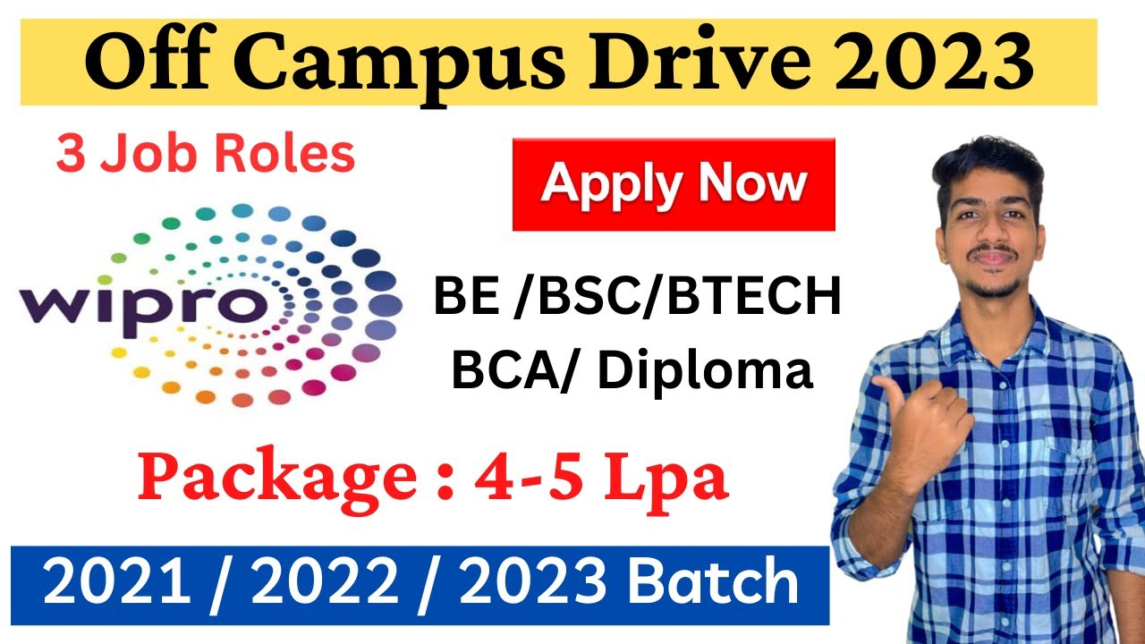 Wipro Recruitment 2023 | Wipro Hiring 2021 2022 2023 Freshers | Wipro Off Campus Drive 2023