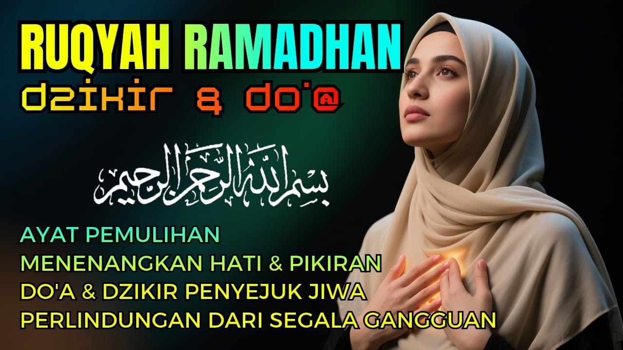 Ruqyah Pembersih Hati menjelang Ramadhan | Ruqyah Pemulihan Batin Penenang Hati & Pikiran-Relaxing