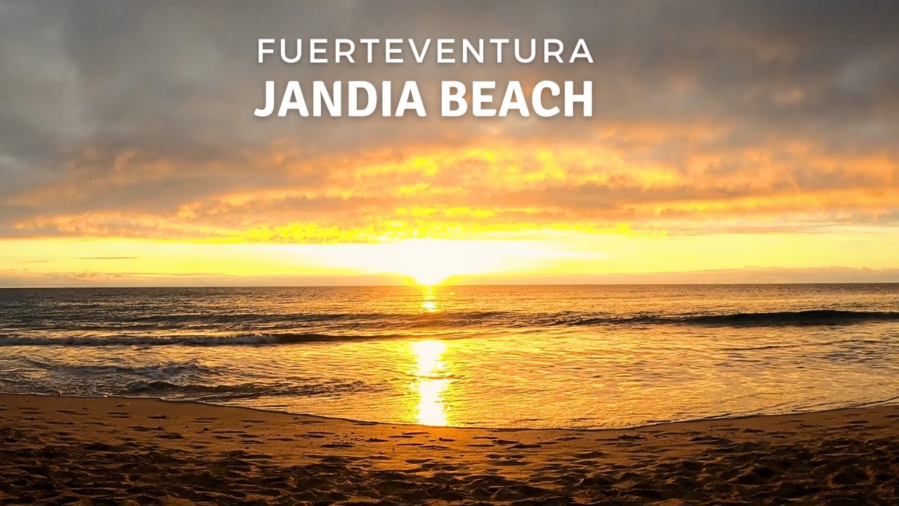 Watching the first sunrise of 2024 on Jandia Beach, Fuerteventura, Canary Islands 🌅 🇮🇨🇪🇸