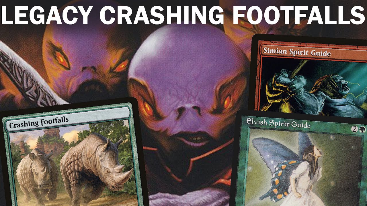 OPEN A CAN... OF RHINOS! Legacy Turbo Crashing Footfalls. Spirit Guide Fueled Mayhem Minsc & Boo MTG