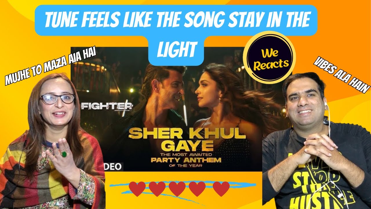 FIGHTER: Sher Khul Gaye (Song) REACTION! | Hrithik Roshan, Deepika Padukone Anil Kapoor