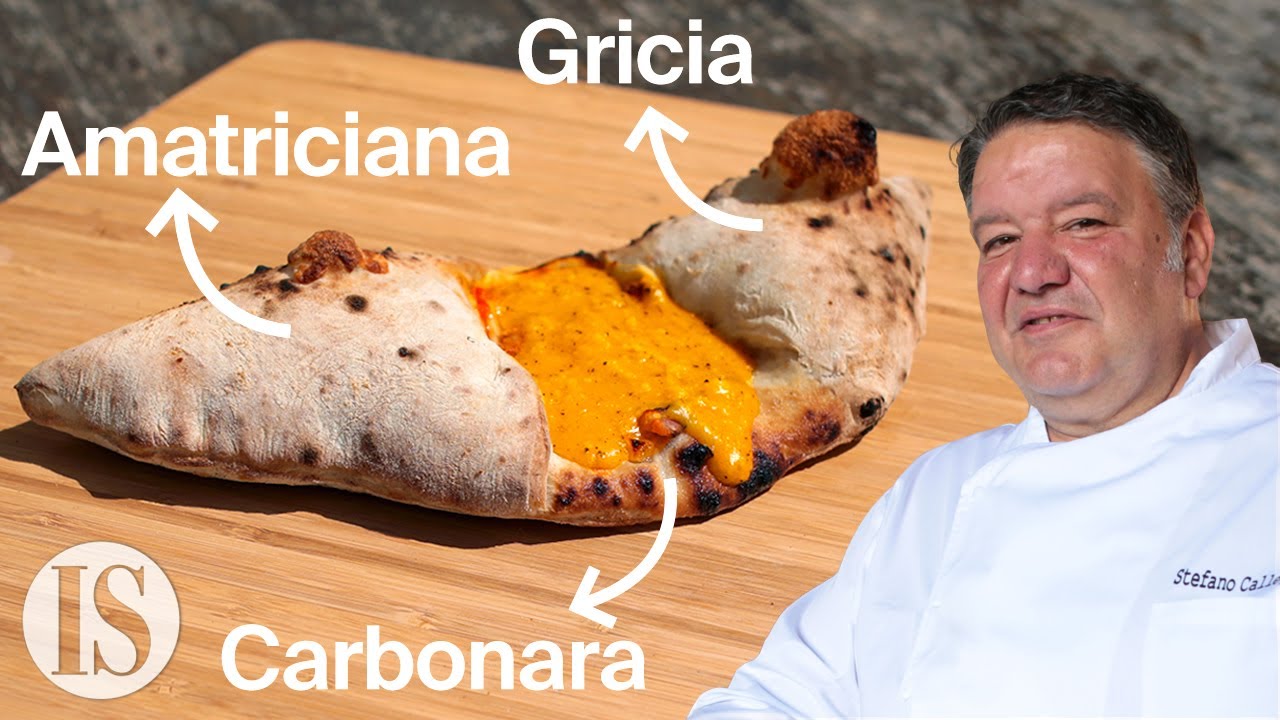 Il Calzone ripieno di Carbonara, Gricia e Amatriciana di Stefano Callegari